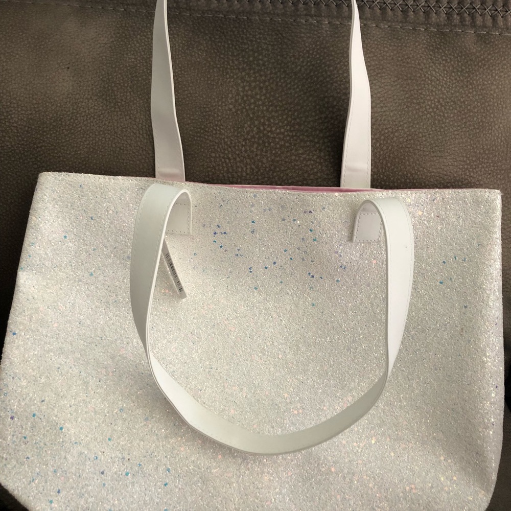 Clinique sparkly tote